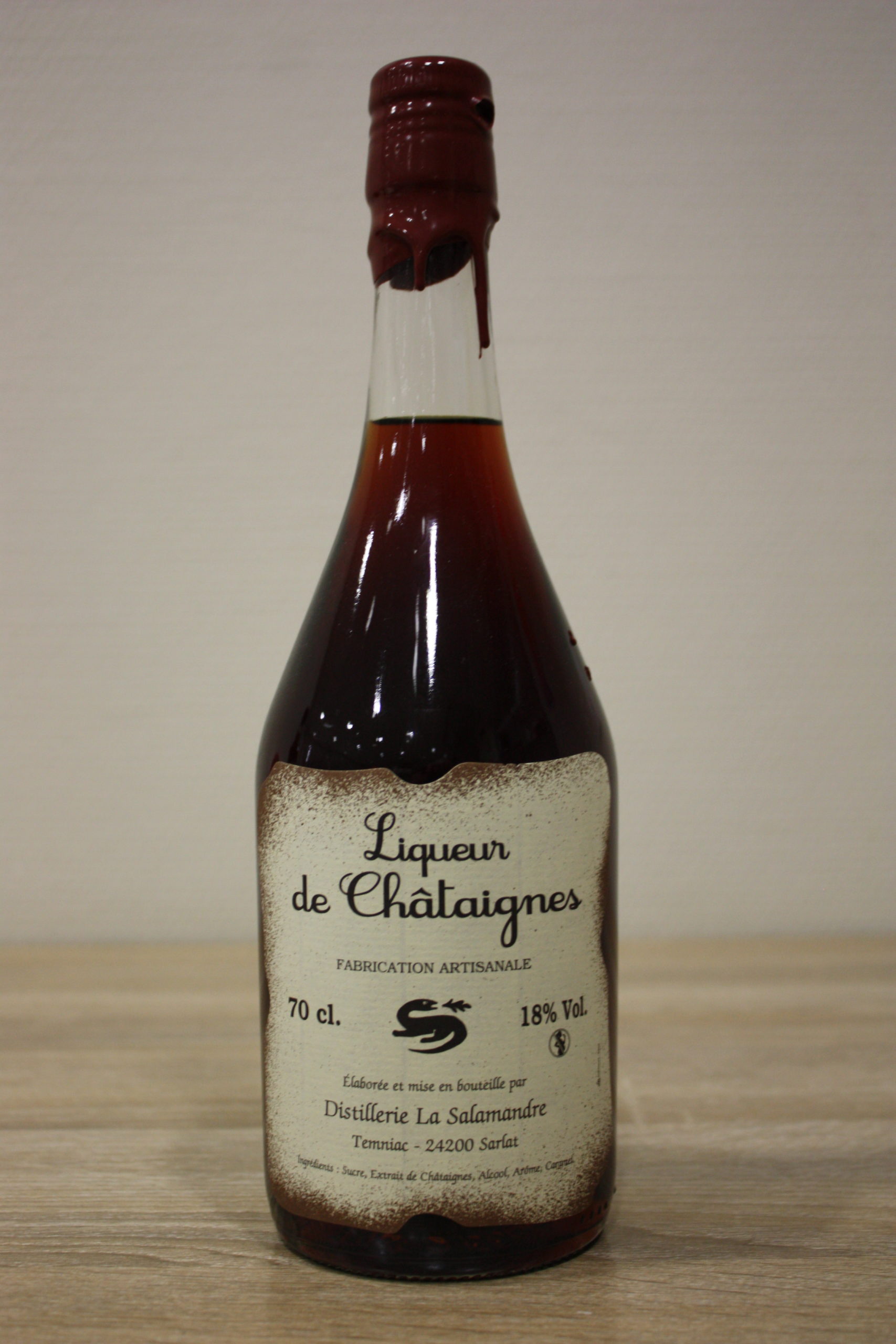 Liqueur de chataigne Salamandre 70Cl - 18° - LA FERME D'OBJAT, épicerie  fine et fromagerie à Objat près de Brive